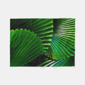 grüne Pflanze Fleecedecke (Vorderseite (Horizontal))