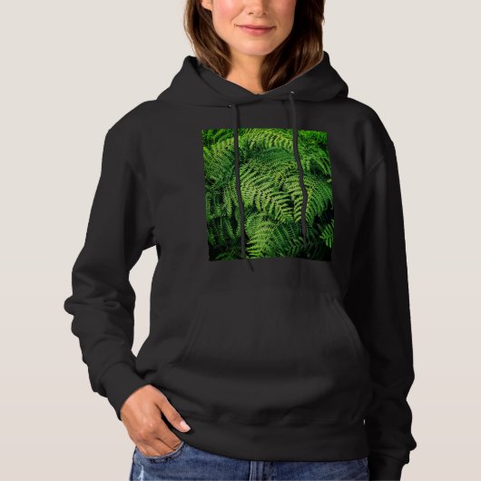 Grüne Pflanze Hoodie (Vorderseite)