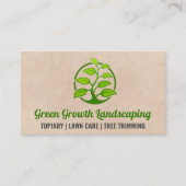 Grüne Pflanze | Landschaftsschutzausrüstung Visitenkarte (Vorderseite)