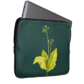 Grüne Pflanze Laptopschutzhülle (Vorne Rechts)
