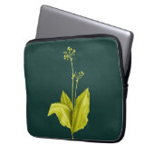 Grüne Pflanze Laptopschutzhülle (Vorderseite Links)