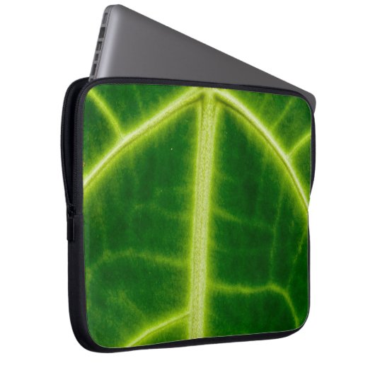 grüne Pflanze Laptopschutzhülle (Vorne Rechts)