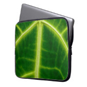 grüne Pflanze Laptopschutzhülle (Vorderseite Links)
