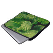 Grüne Pflanze Laptopschutzhülle (Vorne Knopf)