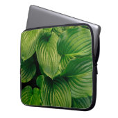 Grüne Pflanze Laptopschutzhülle (Vorderseite Links)