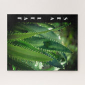 Grüne Pflanze Leaf Garden Puzzle (Horizontal)
