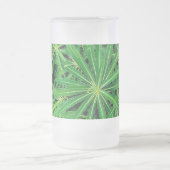 Grüne Pflanze Mattglas Bierglas (Mittel)