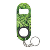 Grüne Pflanze Mini Flaschenöffner (Rückseite)