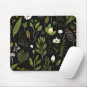 Grüne Pflanze Mousepad (Mit Mouse)
