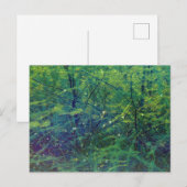 Grüne Pflanze Postkarte (Vorne/Hinten)