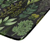 Grüne Pflanze Schneidebrett (Ecke)