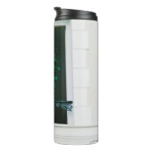 GRÜNE PFLANZE ÜBER DAS WEISSE FENSTER THERMOSBECHER (Nach rechts gedreht)