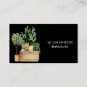 Grüne Pflanze Visitenkarte (Vorderseite)