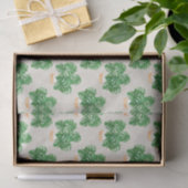 Grüne Pflanzenblätter Seidenpapier (Geschenk)