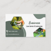 Grüne Pflege und Landschaftsschutz Visitenkarte (Vorderseite)