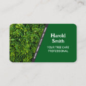 Grüne Pflegekarte Visitenkarte (Vorderseite)