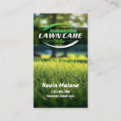 Grüne Pflegekarte Visitenkarte (Vorderseite)