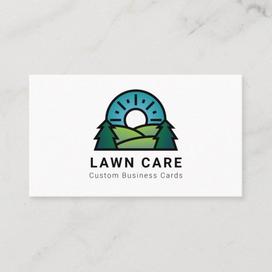 Grüne Pflegelandschaften - Visitenkarten Visitenkarte (Vorderseite)