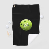 Grüne Pickleball-Initialen Sweat Towel Golfhandtuch (Insitu)