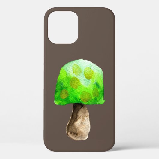 Grüne Pilzfarbe niedliche Pilze Case-Mate iPhone Hülle (Rückseite)