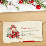 Grüne Pine Christmas Red Poinsettia Rücksendeadres Adressaufkleber<br><div class="desc">Dieses Adressetikett zeigt eine handbemalte rote Poinsettia, eingebettet zwischen Kiefernästen und sanftem grünem Blattwerk, Set vor einem schneeweißen Hintergrund. Das Design verbindet Aquarellkiefer mit Weihnachtsweihnachtsaufklebern und bietet ein festliches und dennoch raffiniertes Aussehen. Ideal für Fans von grünem Blattwerk, traditionelle Weihnachten und fröhliche Weihnachtsgeschenke. Individuell gestaltbare Textfelder ermöglichen es Ihnen, Ihre...</div>
