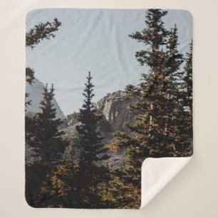 GRÜNE PINENBÄUME IN DER NÄHE DES BERGES WÄHREN SHERPADECKE