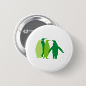 Grüne Pinguine Button (Vorne & Hinten)