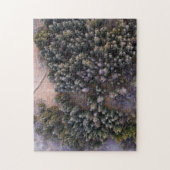 Grüne Pinienbäume Puzzle (Vertikal)