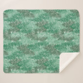 Grüne Pinienbäume Sherpadecke (Vorderseite (Horizontal))