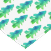 Grüne Pinienwälder Tischdecke (Schrägansicht)