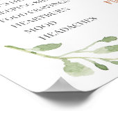 Grüne Pink Mint Peach Pumpkin Alte Ehefrauen Malen Poster (Ecke)