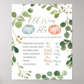 Grüne Pink Mint Peach Pumpkin Alte Ehefrauen Malen Poster (Vorne)