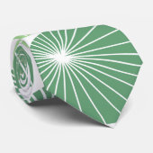 Grüne Pinwheels der 50er Jahre Krawatte (Gerollt)