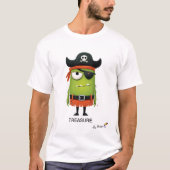 Grüne Pirate | BEWERTUNG - nach Entwurf | Fun Orig T-Shirt (Vorderseite)