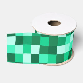 Grüne Pixel-Schleife Minecraft-Party-Schleife Ripsband