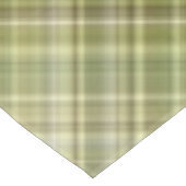 Grüne Plaid im Bergwald Tischdecke (Schrägansicht)