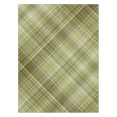 Grüne Plaid im Bergwald Tischdecke (Vorderseite)