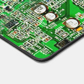 Grüne Platine mit gedruckter Platine Hinzufügen de Schreibtischunterlage (Ecke)