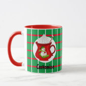 Grüne Plätze mit Tasse von Rot und Weiß (Links)