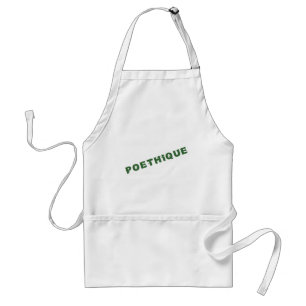 grüne poéthique schürze