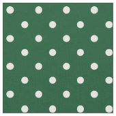 Grüne Polka Dots Fabric Stoff (Nahaufnahme)