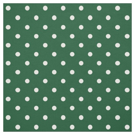 Grüne Polka Dots Fabric Stoff (Muster)