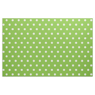 Grüne Polka Dots Kunstkunst Nähwerk Stoff