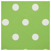 Grüne Polka Dots Kunstkunst Nähwerk Stoff (Muster)