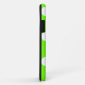 Grüne Polka-Punkte für die Frühjahrspassemate Case-Mate iPhone Hülle (Hinten/Rechts)