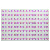 Grüne Polka Punkte in rosa Flora Stoff (Yard (91,4 cm))