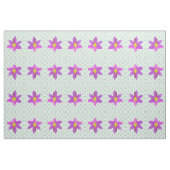 Grüne Polka Punkte in rosa Flora Stoff (Fat Quarter (45,7 x 55,9 cm))