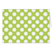 Grüne Polka-Punkte, Polka-Dot-Muster, Punkte, gepu (Vorderseite (Horizontal))