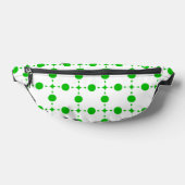 Grüne Polka-Punkte, Polka-Dot-Muster, Punkte, gepu Bauchtasche (Ablage )
