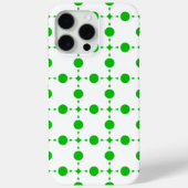 Grüne Polka-Punkte, Polka-Dot-Muster, Punkte, gepu Case-Mate iPhone Hülle (Rückseite)